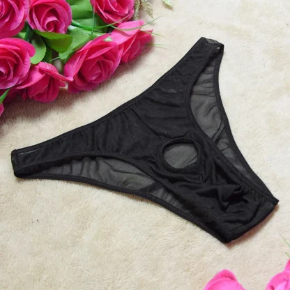 Open Crotch See-through Panties