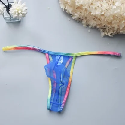 Colorful Sexy Mesh G-string - Image 5