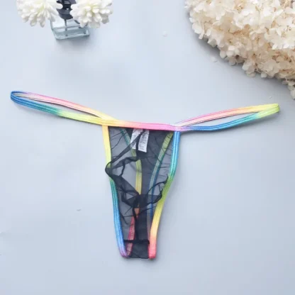 Colorful Sexy Mesh G-string - Image 2