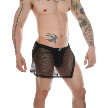 Sexy Fishnet Skirted Jockstrap - Image 2