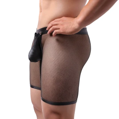Open Crotch Long Leg Boxer Brief - Image 4