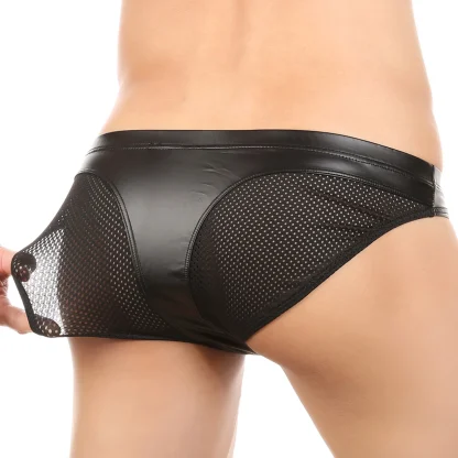 Breathable Black Mesh Brief