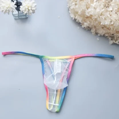 Colorful Sexy Mesh G-string - Image 3
