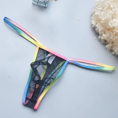 Colorful Sexy Mesh G-string