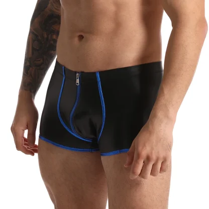 Elastic Zippered Boxer Brief - Image 4
