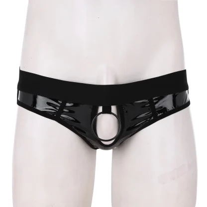 Open Crotch Wetlook Jockstrap - Image 2