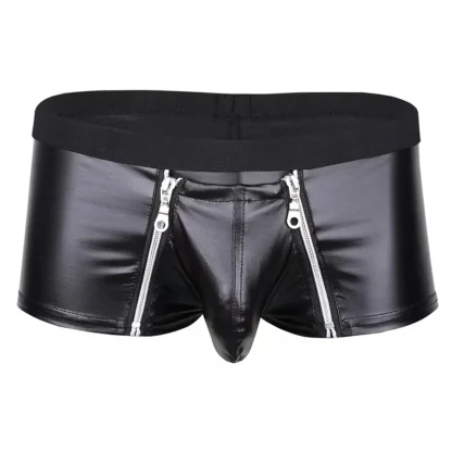 Zippered Crotch Boxer Brief