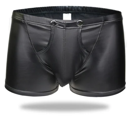 Open Crotch Black Boxer Brief