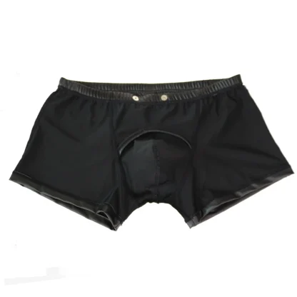 Open Crotch Black Boxer Brief - Image 4