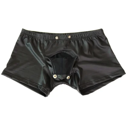 Open Crotch Black Boxer Brief - Image 5