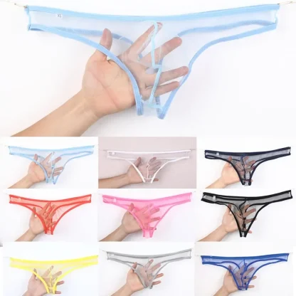 Sexy Transparent Low-rise Thong - Image 7