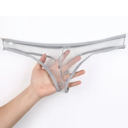 Sexy Transparent Low-rise Thong - Image 3