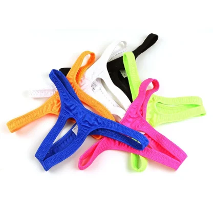 Men's Low-rise Crotchless Thongs - Image 7