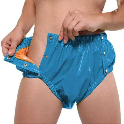 Double Layer Button High-waist Briefs - Image 3