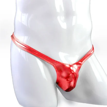 Sexy Low-rise Metallic Thong - Image 3