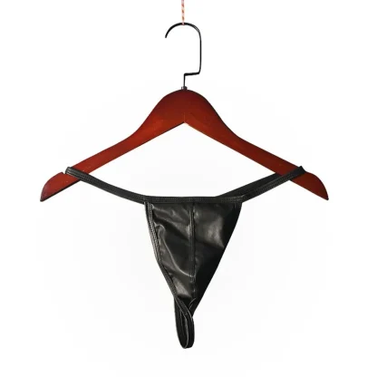 Sexy Plain Black G-string - Image 2