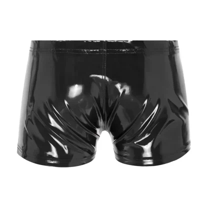 Zip Crotch Shiny Boxer Brief - Image 3