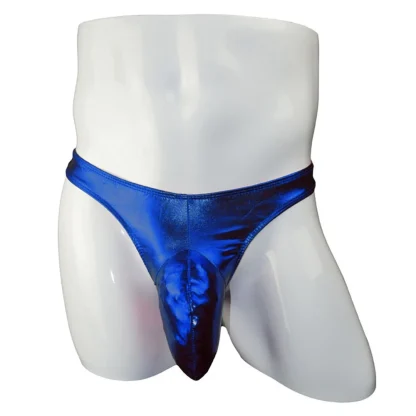 Big Bulge Pouch Black Thong - Image 5
