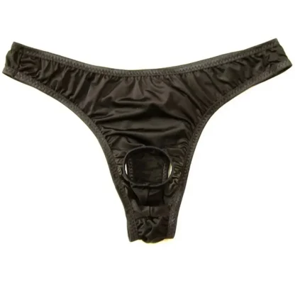 Hollow Out Crotch Bikini Briefs