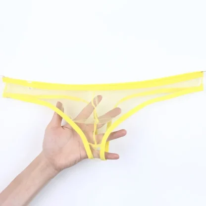 Sexy Transparent Low-rise Thong - Image 2