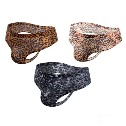 Leopard Pattern Seamless Thongs - Image 6