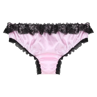 Cute Bowknot Decor Lace Panties - Image 3