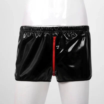 Zippered Crotch Black Boxer Brief - Image 3