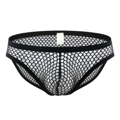 Hollow Out Hot Fishnet Briefs - Image 6