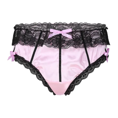 Cute Bowknot Decor Lace Panties
