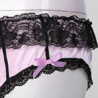 Cute Bowknot Decor Lace Panties - Image 7