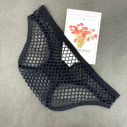 Hollow Out Hot Fishnet Briefs - Image 5