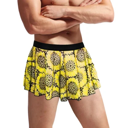 Printed Pleated Skirt Underwear - Image 2