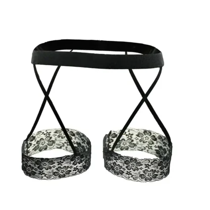 Elastic Sheer Lace Garter Belt