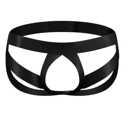 Open Crotch Elastic Jockstrap - Image 2