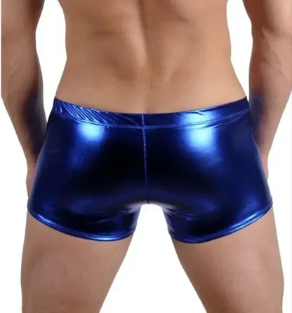 Lace-up Crotch Metallic Boxer Brief - Image 12