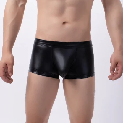 Open Buttocks Black Boxer Brief - Image 3