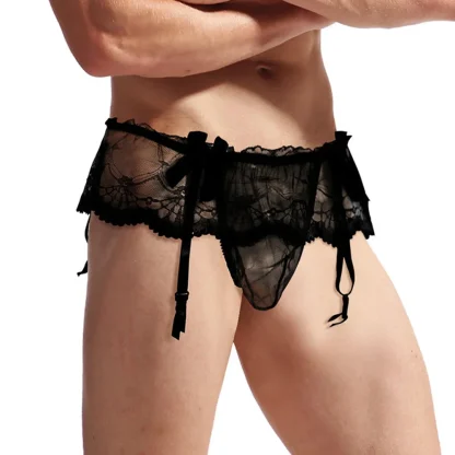 Tempting Skirted Suspender Thong - Image 2