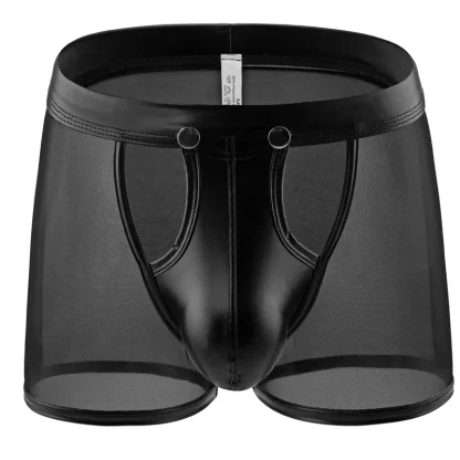 Snap Button Open Crotch Boxer Brief - Image 11