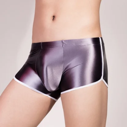 Men's Tight Glossy Boxer Briefs