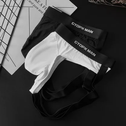 Leg Strap Sports Solid Thong - Image 6