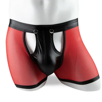 Snap Button Open Crotch Boxer Brief - Image 4