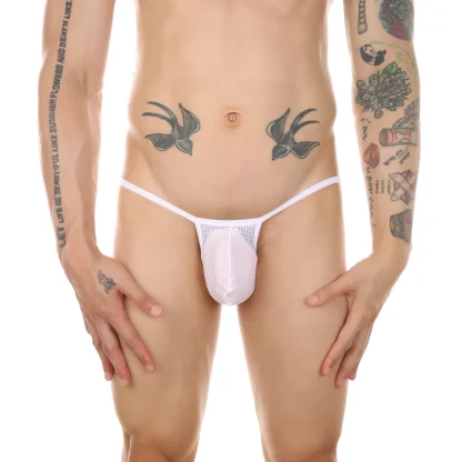 Bulge Pouch Mesh Bikini Brief - Image 2