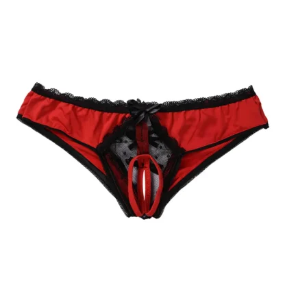 Sexy Crotchless Bikini Brief - Image 2