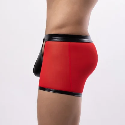 Snap Button Open Crotch Boxer Brief - Image 2