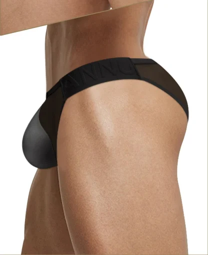 Transparent Strap Mesh Brief - Image 6