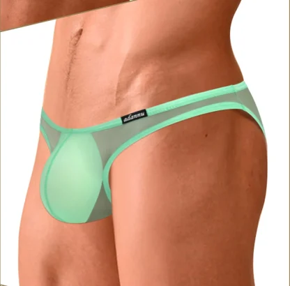 Transparent Strap Mesh Brief - Image 5