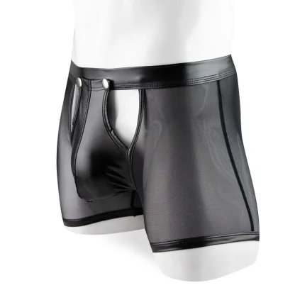 Snap Button Open Crotch Boxer Brief - Image 14