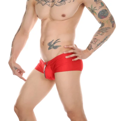Zippered Front Comfy Boxer Brief - Image 3
