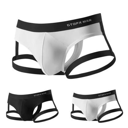 Leg Strap Sports Solid Thong - Image 3