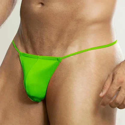 Sexy Thin String Solid Thong - Image 2